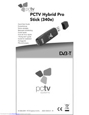PCTV Systems Hybrid Pro Stick 340e Kurzanleitung