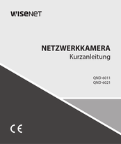 Hanwha Techwin WISENET QND-6021 Kurzanleitung