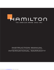 Hamilton 7754 Chronograph GMT Bedienungsanleitung