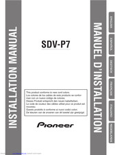 Pioneer SDV-P7 Bedienungsanleitung