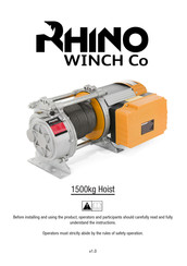 Rhino Winch 1500kg Bedienungsanleitung