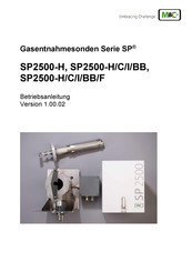 M&C SP2500-H/C/I/BB Betriebsanleitung