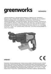 GreenWorks GD24SDS2 Bedienungshandbuch