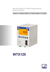 HBM WTX120 Bedienungsanleitung