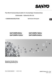 Sanyo SAP-DMRV243GJ Bedienungsanleitung