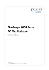 Pico Scope 4000 Serie Benutzerhandbuch