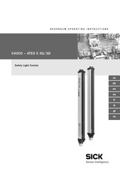 SICK C4000 - ATEX II 3G/3D Bedienungsanleitung