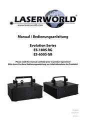 Laserworld Evolution ES-650S GB Bedienungsanleitung
