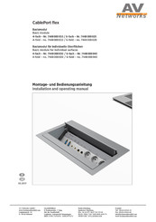Kindermann CablePort Flex Montage- Und Bedienungsanleitung