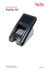 PAYTEC D1 Kurzanleitung