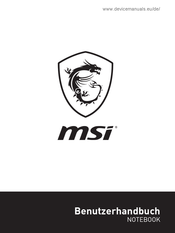 MSI GS65 9SD-41 Benutzerhandbuch