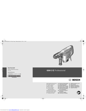 Bosch gsh 3 e Professional Originalbetriebsanleitung