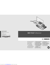 Bosch GBS 75 AE Professional Originalbetriebsanleitung