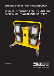Weber Rescue Systems RESCUE LIGHT LED 18V Betriebsanleitung