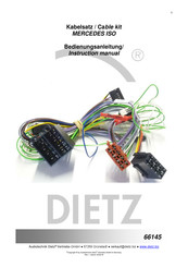 Audiotechnik Dietz ISO Bedienungsanleitung