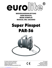 EuroLite PAR-56 Floorspot Bedienungsanleitung