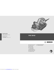 Bosch PHO 30-82 Originalbetriebsanleitung