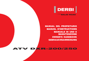 Derbi DXR-250 Gebrauchsanweisung