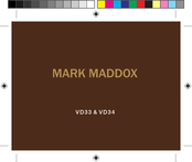Mark Maddox VD33 Handbuch