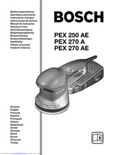 Bosch PEX 250 AE Bedienungsanleitung