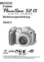 Canon PowerShot S2 IS Bedienungsanleitung