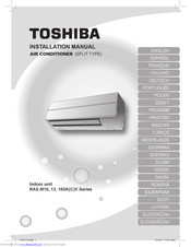 Toshiba RAS-16SKV Serie Installationsanleitung