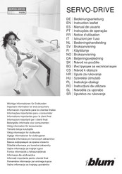 blum SERVO-DRIVE Bedienungsanleitung