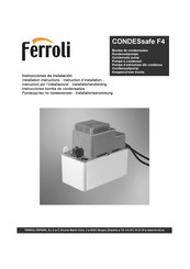 Ferroli CONDESsafe F4 Installationsanweisung