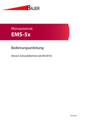 Bauer EMS-57-TE Bedienungsanleitung