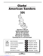 Clarke American Sanders 07082C Bedienungshandbuch
