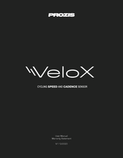 Prozis Velox Handbuch