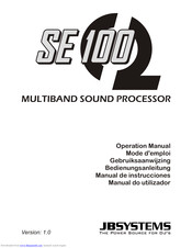 JB Systems SE-100 Bedienungsanleitung