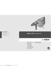 Bosch GBH 11 DE Professional Originalbetriebsanleitung