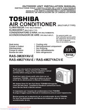 Toshiba RAS-4M27YAV-E Installationshandbuch