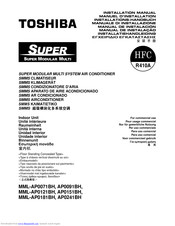 Toshiba MML-AP0071BH Installations-Handbuch