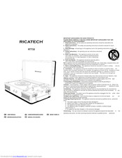 Ricatech RTT33 Bedienungsanleitung