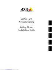Axis 216FD series Installationsanleitung
