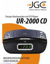 JGC UR-2000 CD Bedienungsanleitung