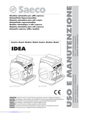 Philips Saeco IDEA CAP002 A Betrieb Und Wartung