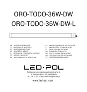 LED-POL ORO-TODO-36W-DW-L Montageanleitung