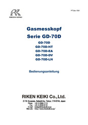 Riken Keiki GD-70D-DV Bedienungsanleitung