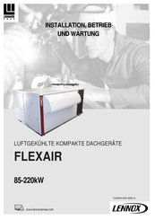 Lennox EMEA FLEXAIR 150 Installation, Betrieb Und Wartung