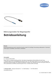 schmalz MOD-SENS NAEH SGM-HP-20-NPN Betriebsanleitung