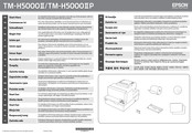 Epson TM-H5000II Schnellstart