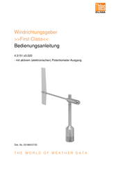 Thies CLIMA First Class Bedienungsanleitung