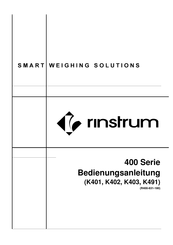 Rinstrum K403 Bedienungsanleitung