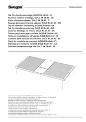 Swegon GOLD RX 04-40 Montageanleitung