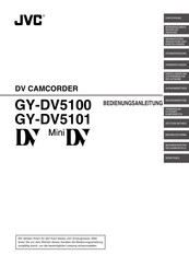 JVC GY-DV5101 Bedienungsanleitung