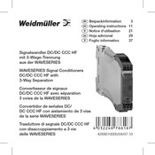 Weidmuller DC CCC HF Beipackinformation