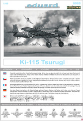 eduard Ki-115 Tsurugi Bauanleitung